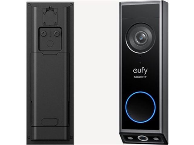 Eufy E340 videodörrklocka + Edge HomeBase Mini Ringklockor
