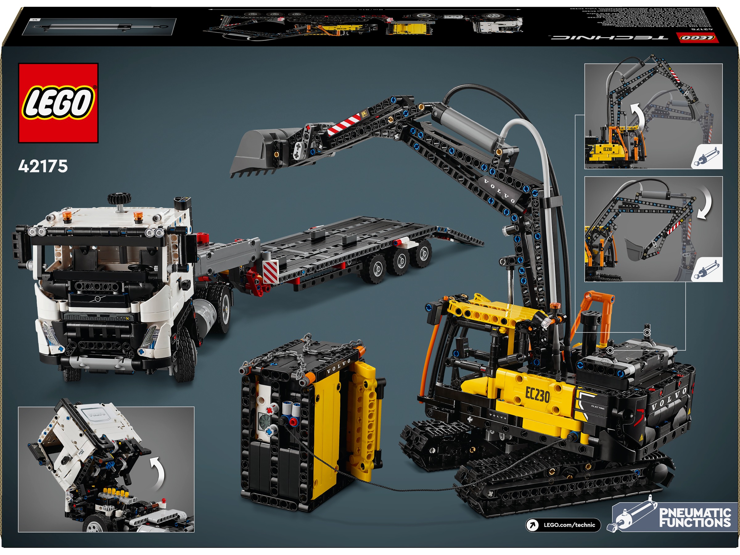 LEGO Technic Volvo FMX lastbil & EC230 elektrisk grävmaskin 42175 LEGO