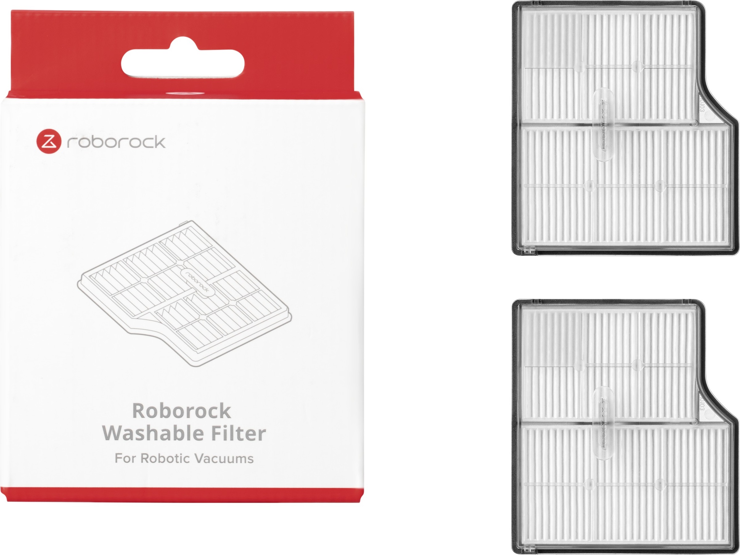Roborock tvättbart filter Saros 10 2st Tillbehör för dammsugare & rengöring