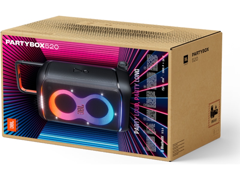 JBL PartyBox 520 Party Højttaler Trådlös / Bluetooth högtalare