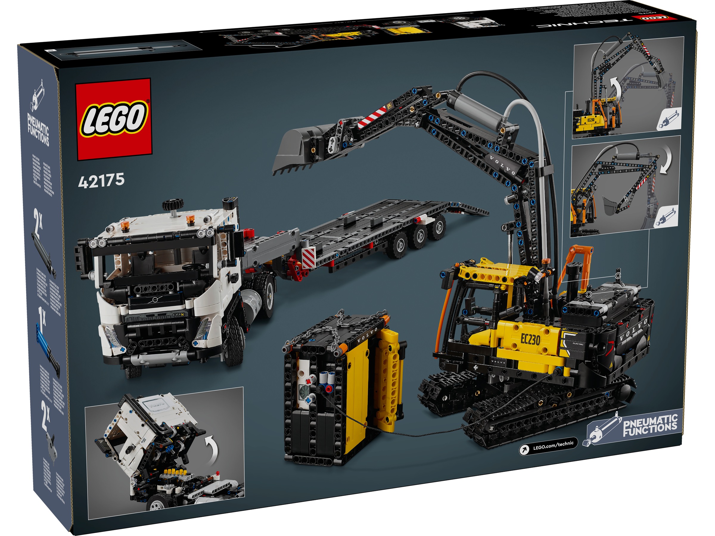 LEGO Technic Volvo FMX lastbil & EC230 elektrisk grävmaskin 42175 LEGO
