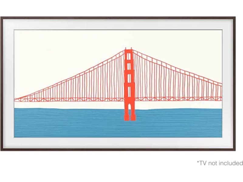 Samsung 50" ram till The Frame (2021-2025, brun) TV-ram & tillbehör