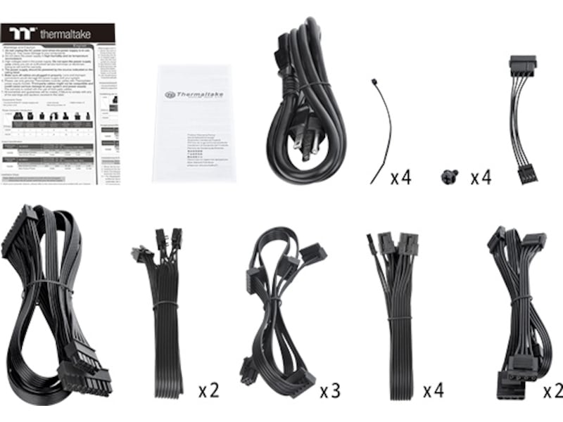 Thermaltake Toughpower PF1 nätaggregat 1200W platina Nätaggregat
