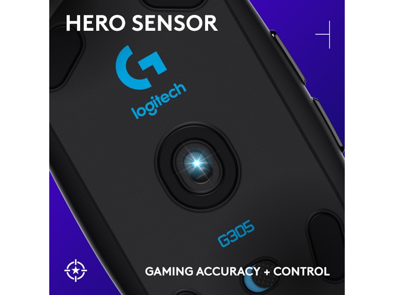Logitech G305 Lightspeed Trådlös Gamingmus (svart) Gamingmus