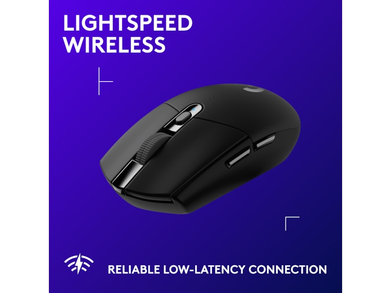 Logitech G305 Lightspeed Trådlös Gamingmus (svart) Gamingmus