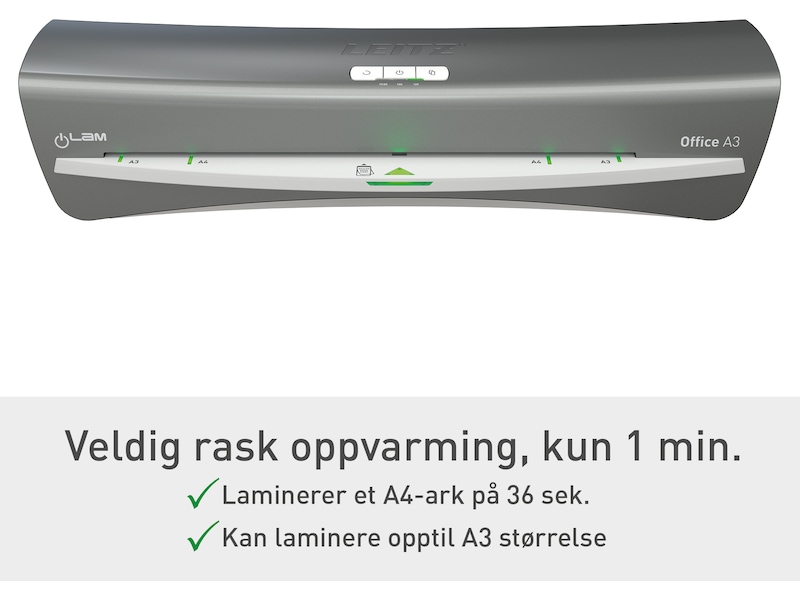 Leitz Lamineringsmaskine iLAM A3 Office Laminatorer