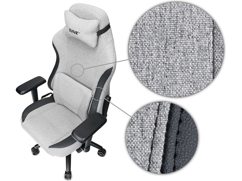 Svive Gemini gamingstol (ljus grå) Gamingstolar