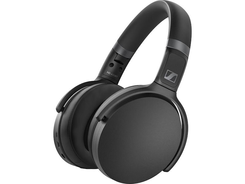 Sennheiser HD 450BT trådlösa hörlurar, On-Ear (svart) Hörlurar