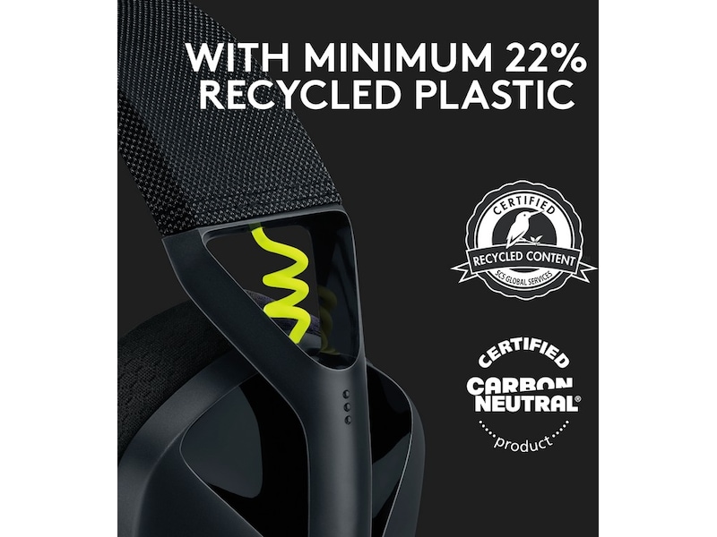 Logitech G435 LIGHTSPEED Trådlöst Gaming Headset (svart) Gamingheadset