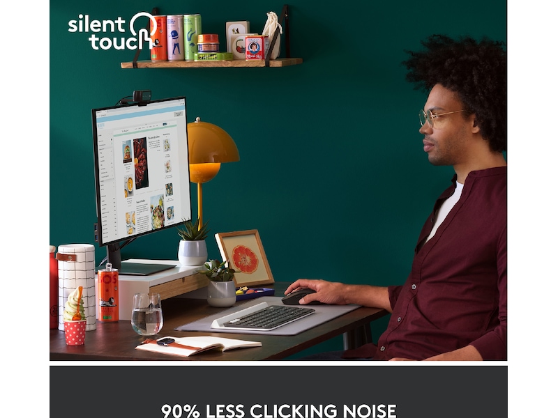 Logitech Signature M650 Large  trådlös mus grafitgrå Mus