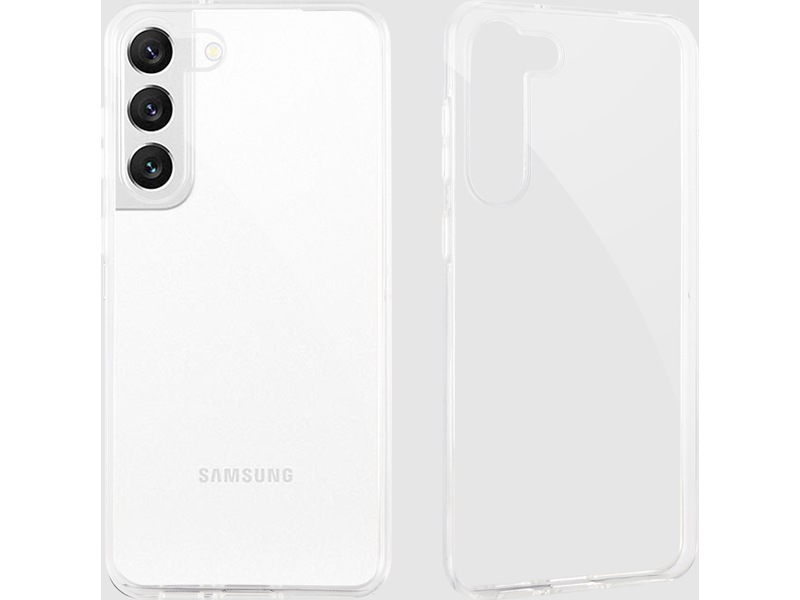 iiglo Galaxy S23 Silikonskydd (transparent) Mobilskal