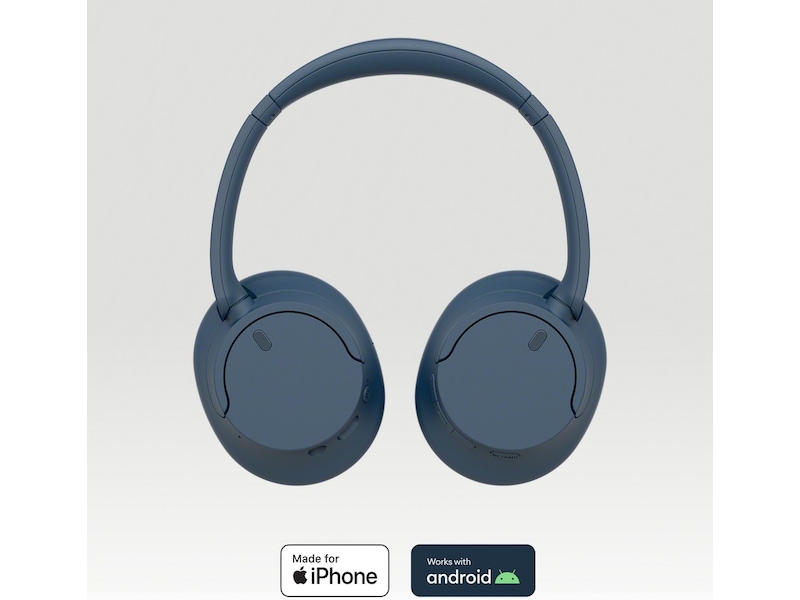 Sony WH-CH720N trådlösa brusreducerande hörlurar, Over-Ear (blå) Hörlurar