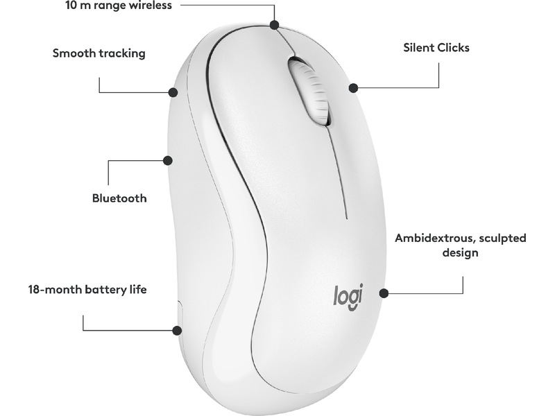Logitech M240 Trådlös Mus (off-white) Mus