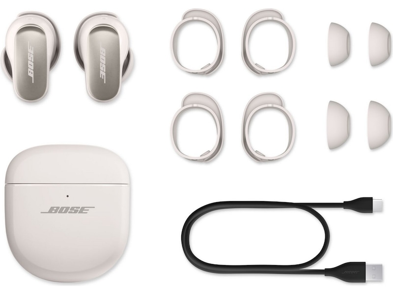 Bose QuietComfort Ultra Earbuds trådlösa hörlurar, In-Ear (vit) In-ear hörlurar