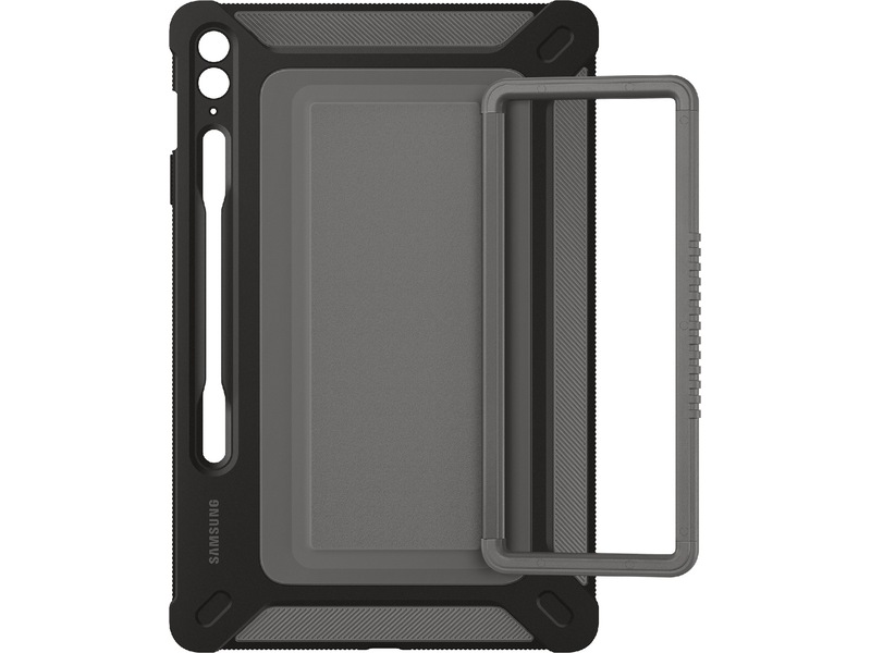 Samsung Galaxy Tab S9 FE+ Outdoor Cover (svart/grå) Skydd