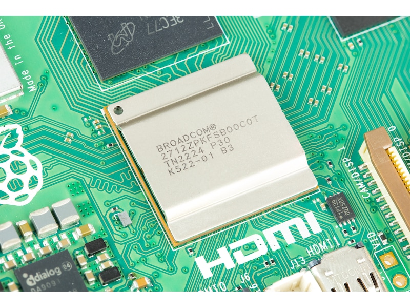Raspberry Pi 5 Model B, 4GB RAM Integrerad CPU