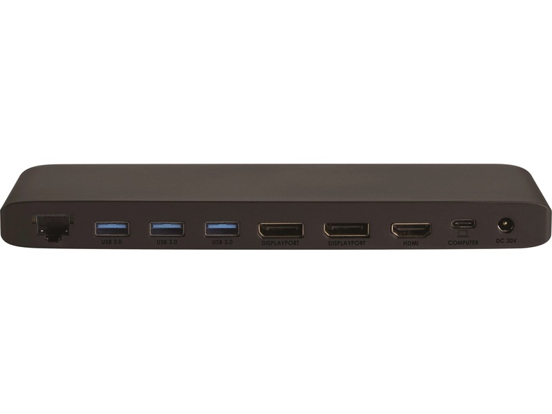 Andersson USB-D3000 USB-C 4K dockningsstation (svart) Dockningsstation och USB-hub