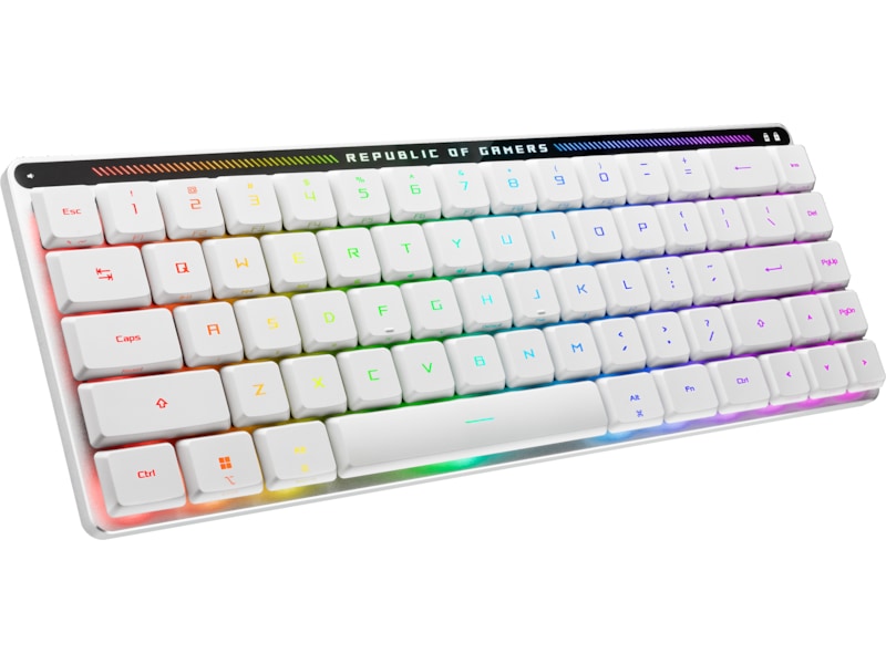 ASUS ROG Falchion RX Low Profile Optical trådlöst gamingtangentbord(vit) Gamingtangentbord