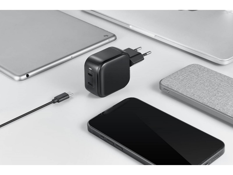 Andersson 45W GaN väggladdare (svart) Mobilladdare