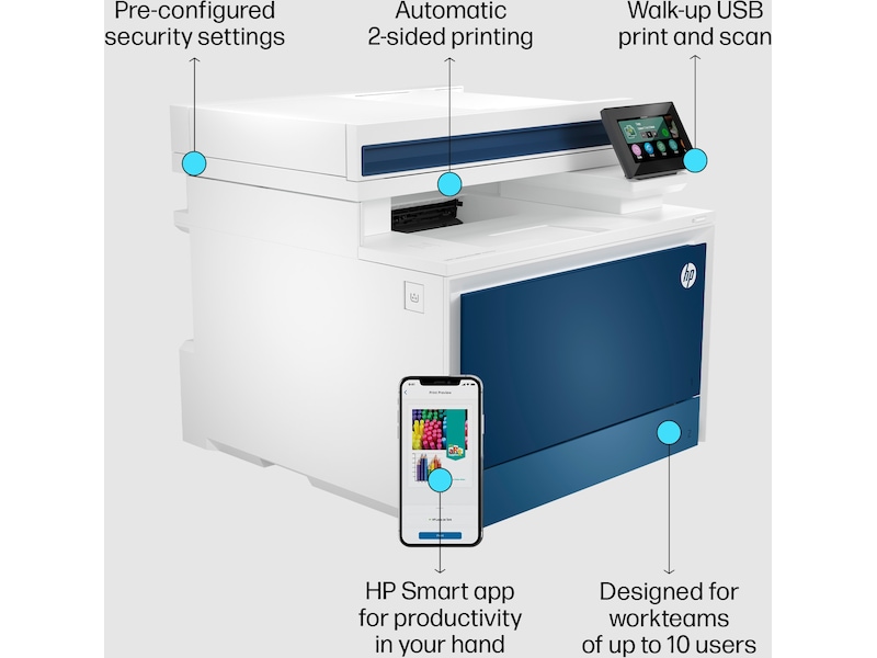 HP-skrivare Color LaserJet Pro MFP 4302dw Skrivare