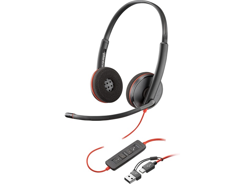 Poly Blackwire MS 3320 USB-C Headset Trådbundet headset