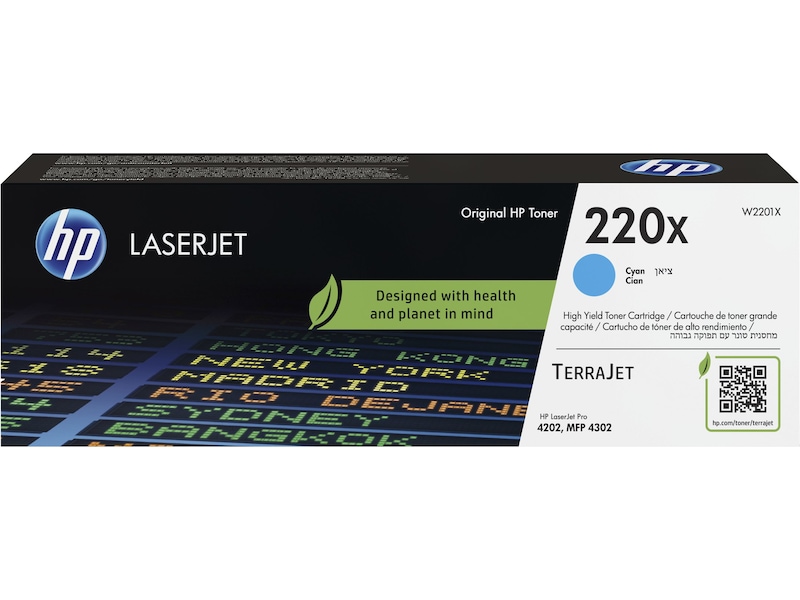 HP Toner 220X Cyan Lasertoner