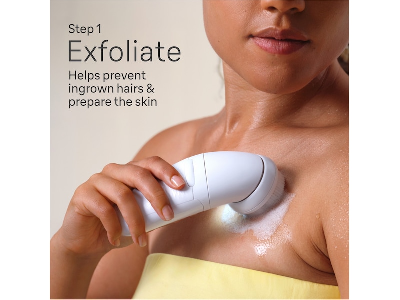 Braun Silk-épil 7 SkinSpa SE7-081 Epilator (vit/silver) Epilator & IPL-hårborttagning