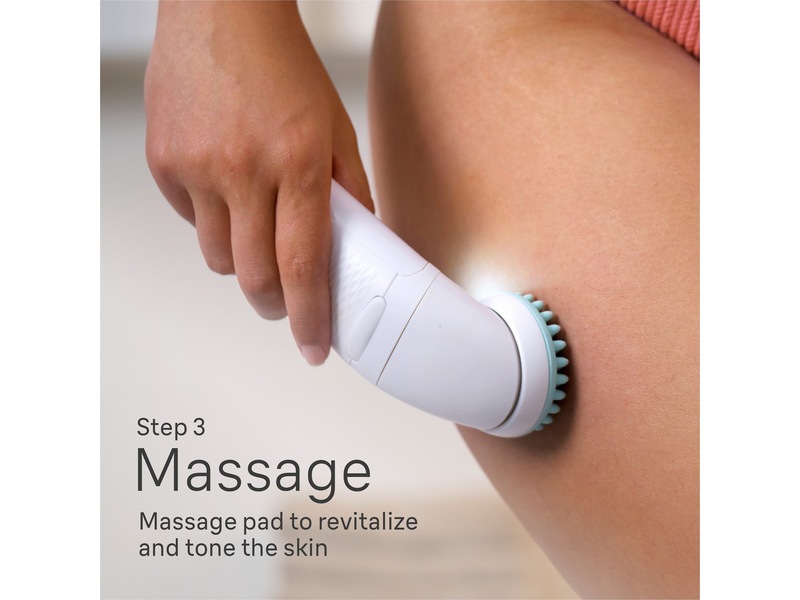 Braun Silk-épil 7 SkinSpa SE7-081 Epilator (vit/silver) Epilator & IPL-hårborttagning