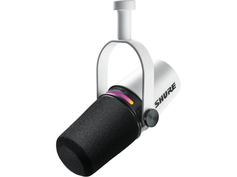 Shure MV7+ Podcast Mikrofon (vit) Mikrofon