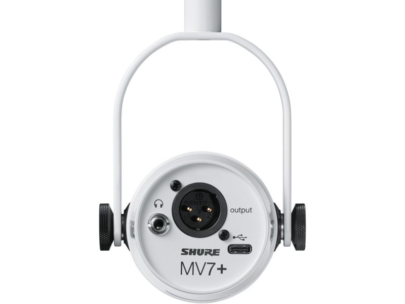 Shure MV7+ Podcast Mikrofon (vit) Mikrofon