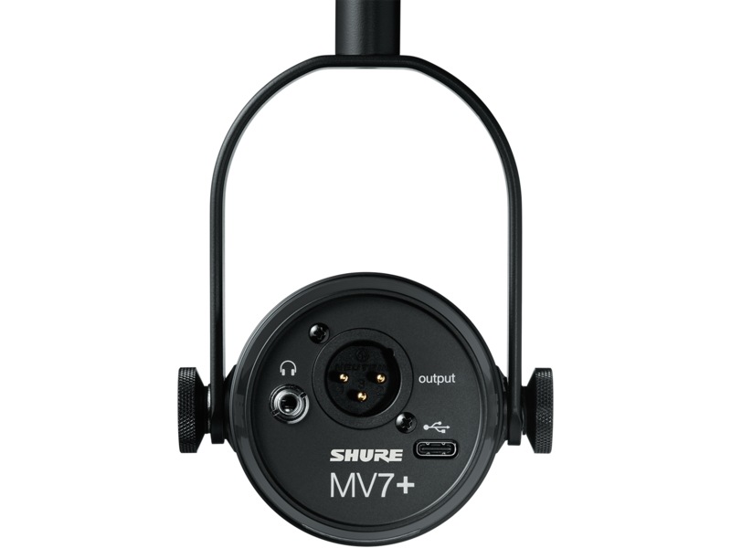 Shure MV7+ Podcast Mikrofon (svart) Mikrofon