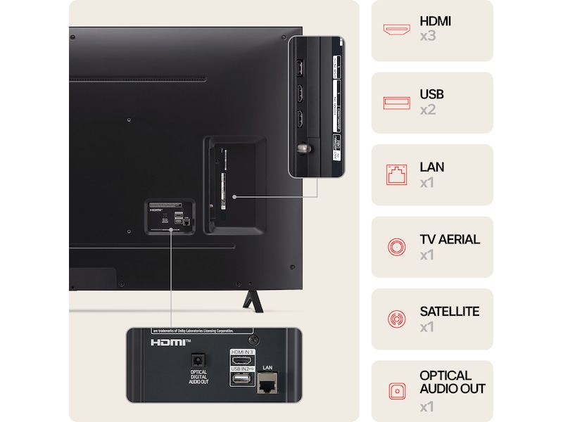 LG 50'' NANO 81 4K TV (2024) 50NANO81T6A 50 - 59 tums TV