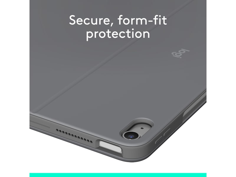 Logitech iPad Air 13" Combo Touch tangentbordsfodral (oxfordgrå) Tangentbord och pennor