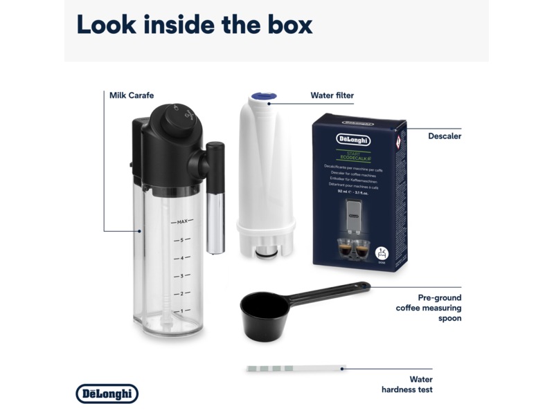 Delonghi Magnifica EVO Next ECAM310.60.B automatisk kaffemaskin (svart) Espressomaskiner