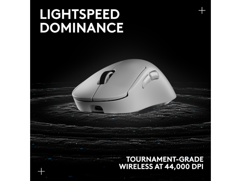 Logitech G Pro X Superlight 2 DEX trådlös gamingmus (vit) Gamingmus