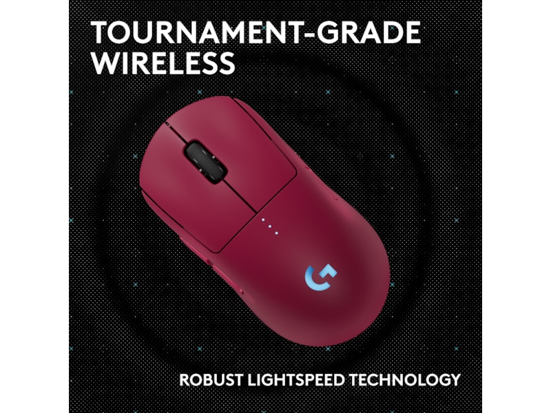 Logitech PRO 2 Lightspeed Trådlös Gamingmus (rosa) Gamingmus