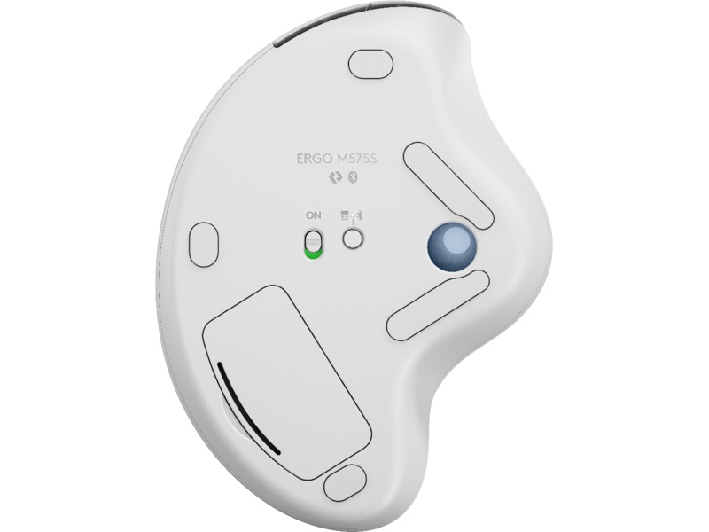 Logitech ERGO M575S Trådlös Mus Trackball (off-white) Ergonomi