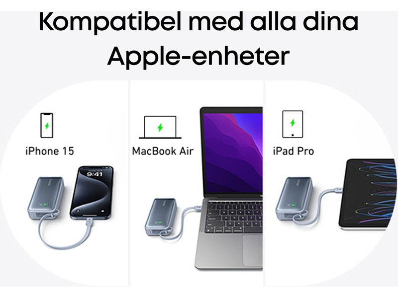 Anker 545 Nano Powerbank 10000mAh (grøn) Powerbank