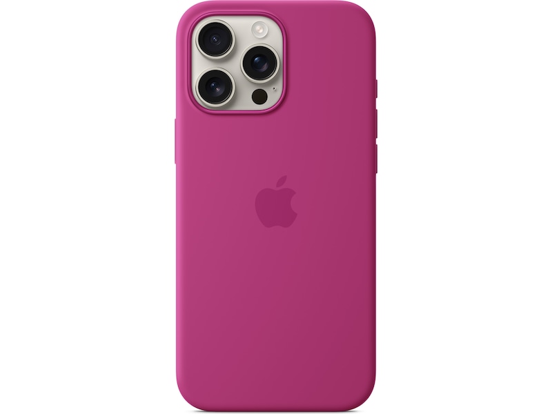 Apple iPhone 16 Pro Max Silikonskal (lila fuchsia) Mobilskal