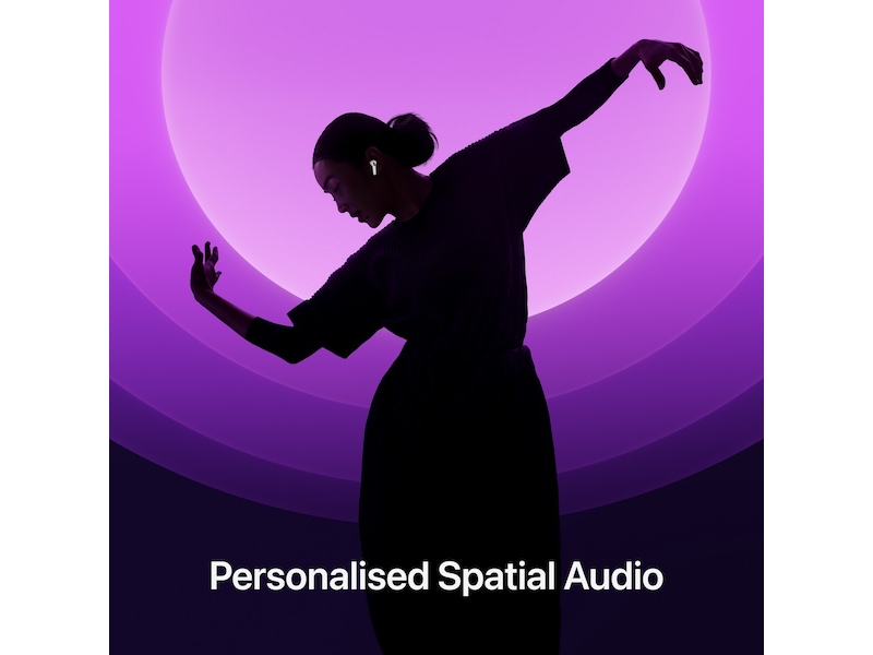 Apple AirPods 4 trådlösa hörlurar, In-ear (vit) In-ear hörlurar