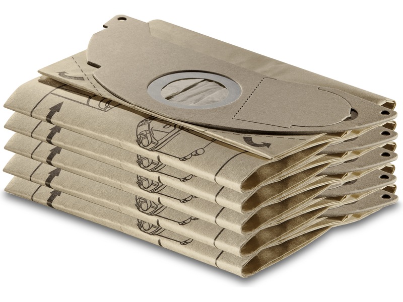 Kärcher Filterpåsar för SE5 Tillbehör för dammsugare & rengöring