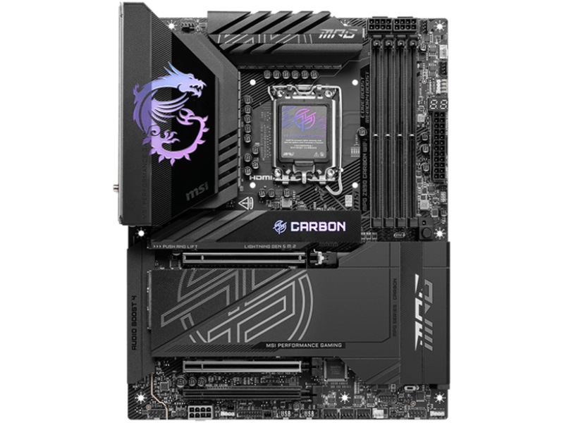 MSI MPG Z890 CARBON WIFI Moderkort Intel Socket
