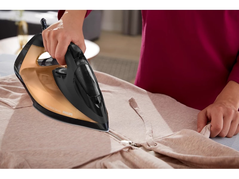 Philips 7000-serien DST7040/81 ångstrykjärn (svart/guld) Strykjärn