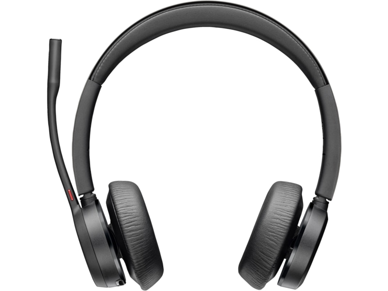 Poly Voyager 4320-M MS USB-C Headset med laddningsställ Trådlöst headset