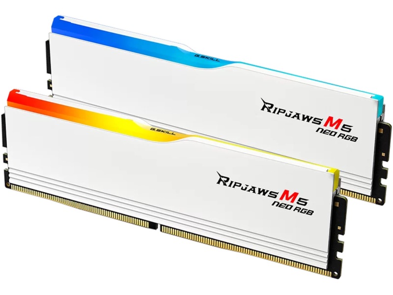 G.Skill Ripjaws M5 NEO 6000MHz DDR5 64GB RGB (vit) Minne