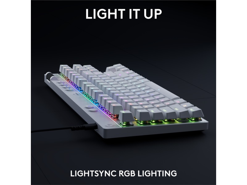 Logitech G Pro X TKL Rapid gamingtangentbord (vit) Gamingtangentbord
