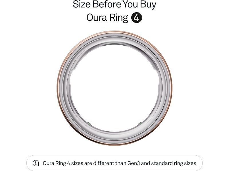 Oura Ring 4 Smart Ring str. 7 (roseguld) Smart ring