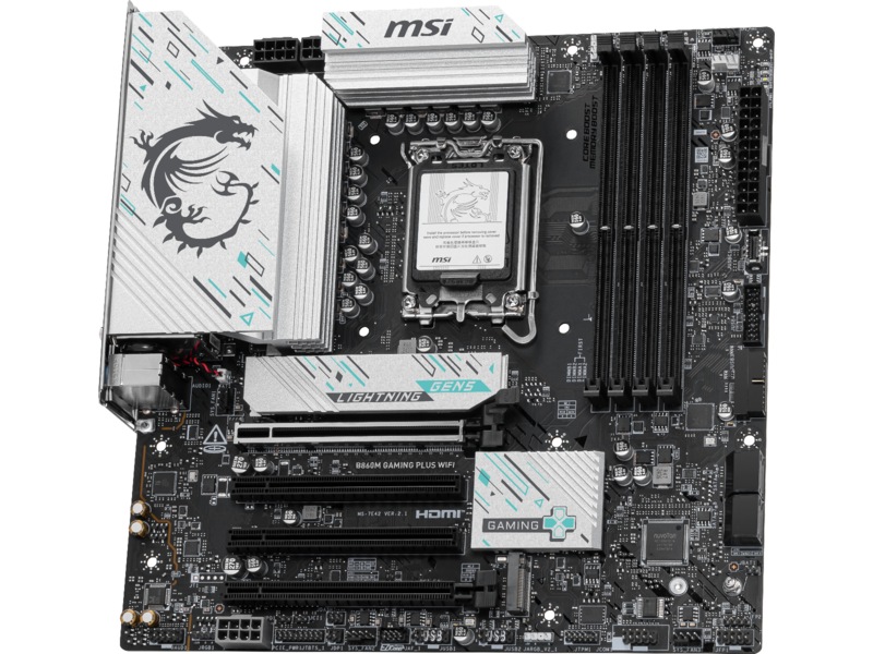 MSI B860M GAMING PLUS WIFI Moderkort Intel Socket