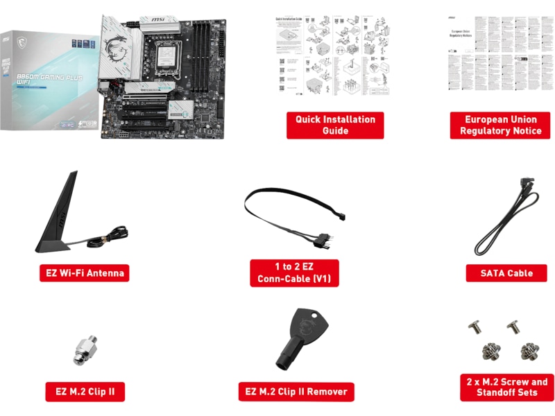 MSI B860M GAMING PLUS WIFI Moderkort Intel Socket