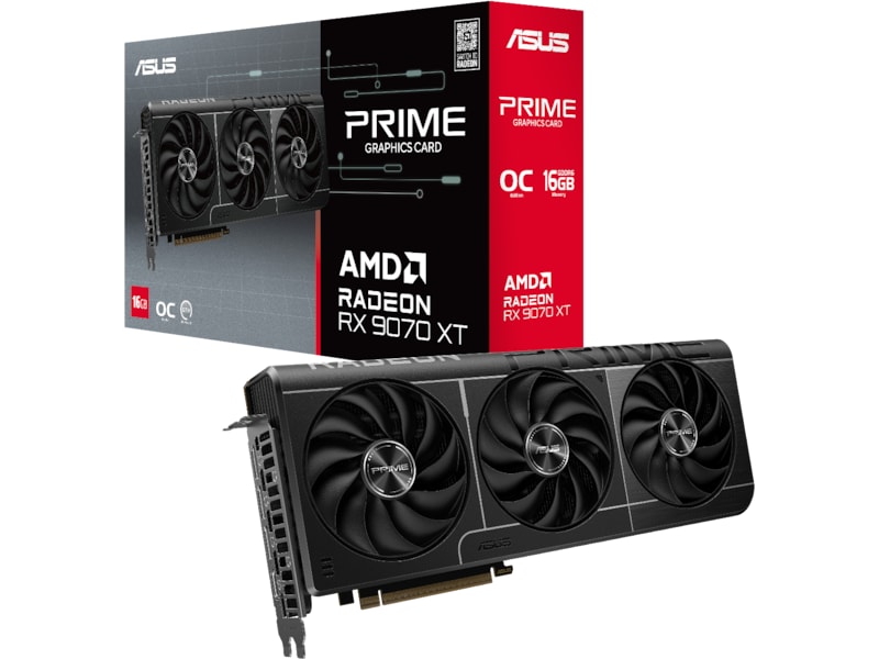 ASUS Prime AMD Radeon RX 9070 XT OC Grafikkort
